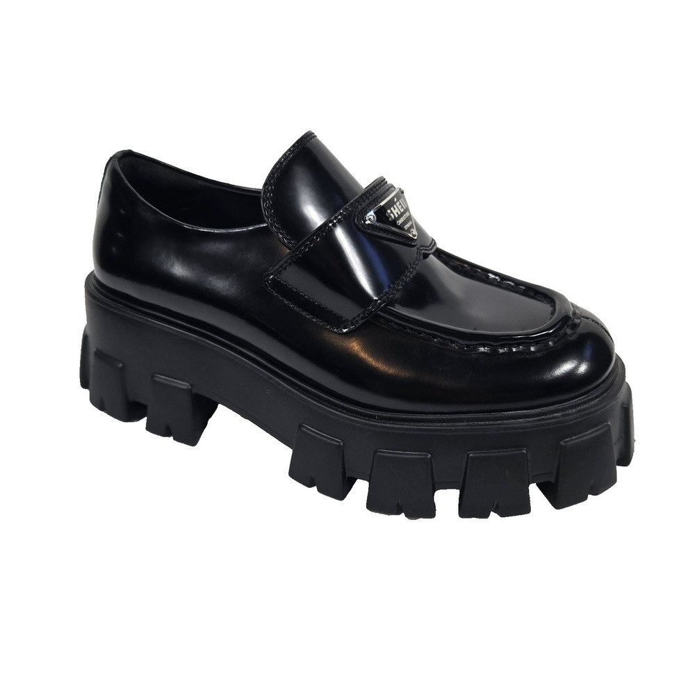 Christine Shell Studio Womens 36 (6-6.5) Black Platform Shoes